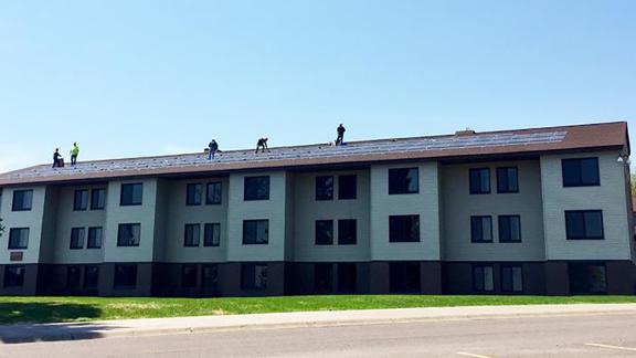 Aspen Apartments with Solar Panels