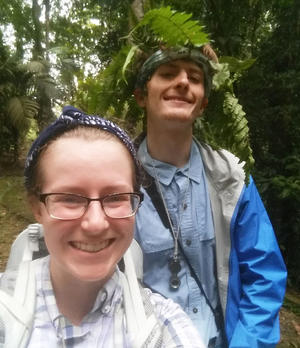 Blake and ashley hiking