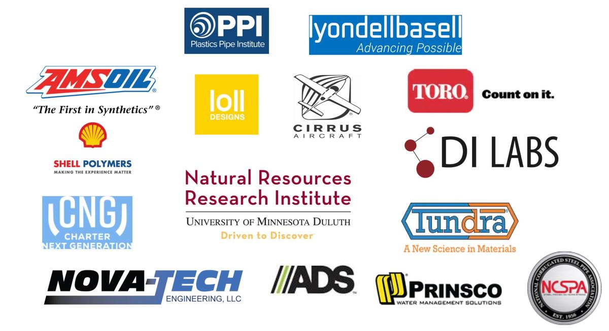 A group of logos of industry partners of the AMC