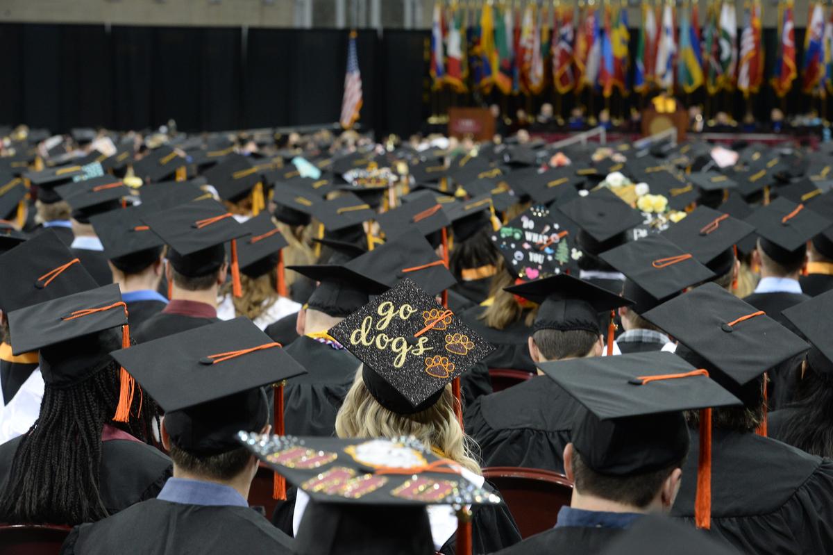 graduates at graduation