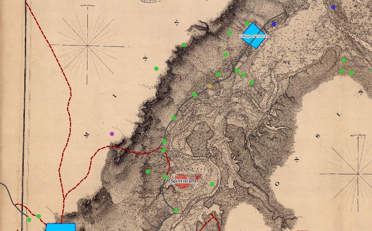 Spirit Mountain map