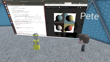 VR classroom screen shot