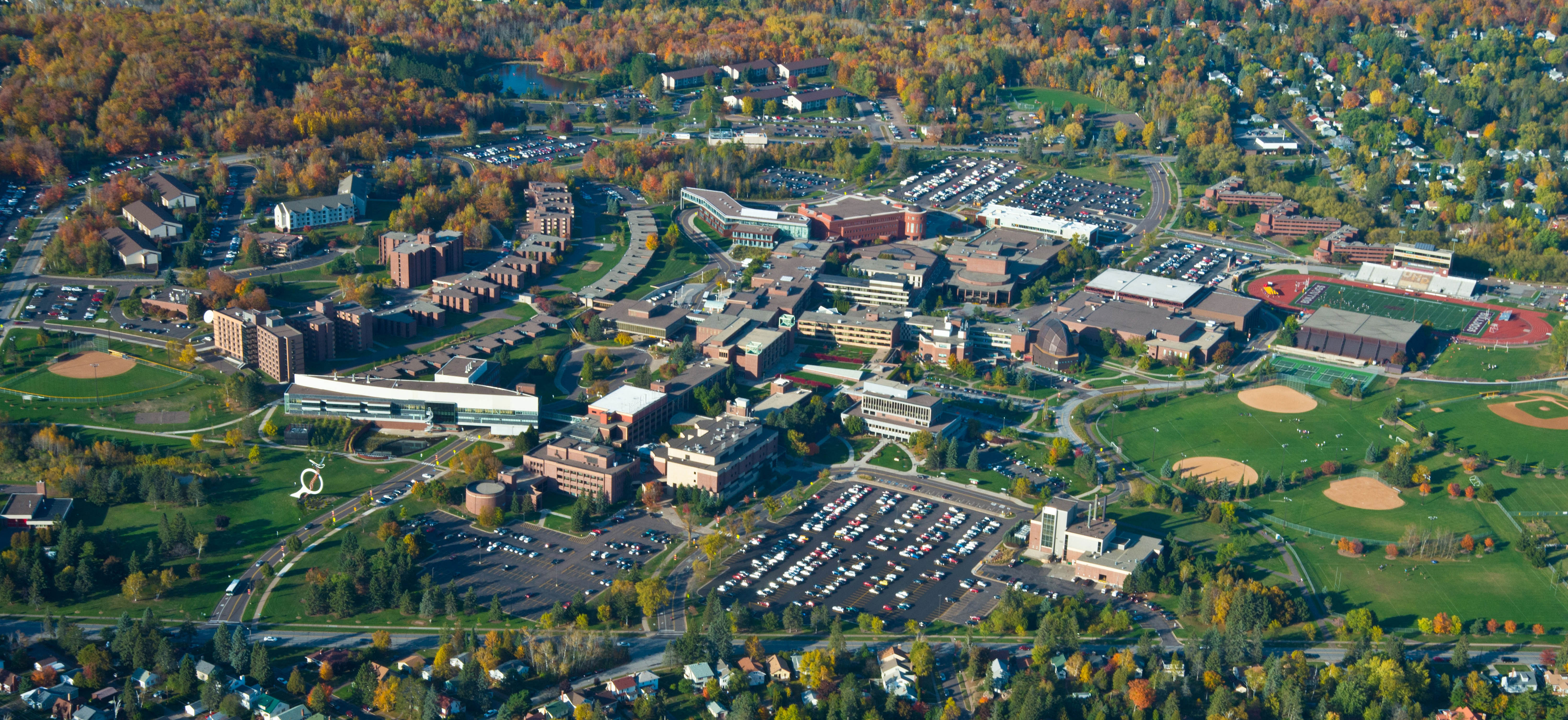 Aerial of UMD Campus