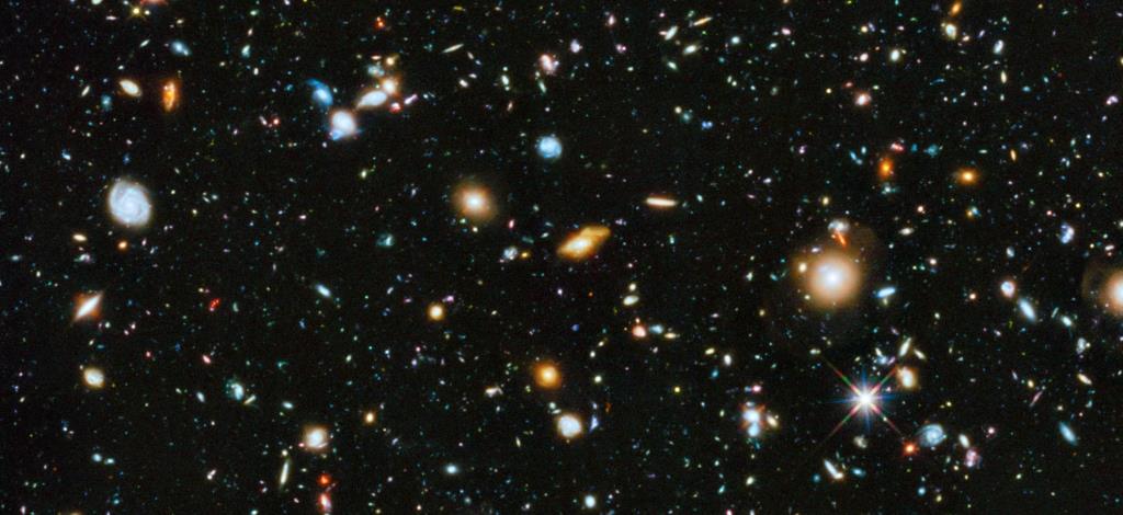 Hubble Image of Deep Space