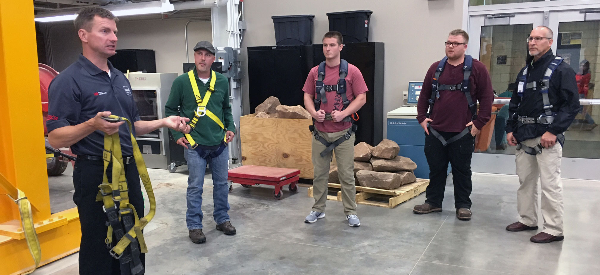 MEHS Safety Harness Demonstration