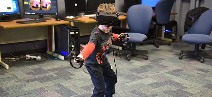 Kid in Virtual Reality